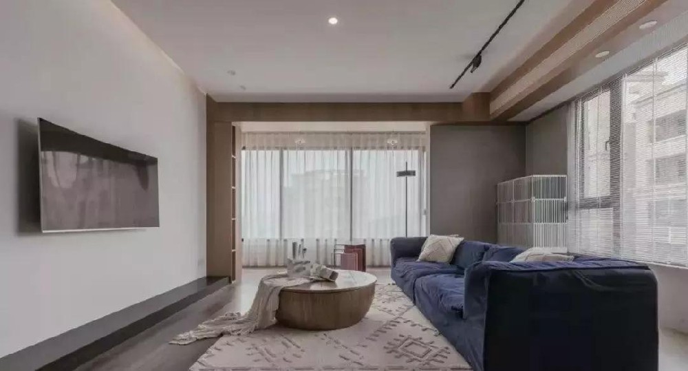 164㎡簡(jiǎn)約風(fēng)，用高級藍打造極美空間
